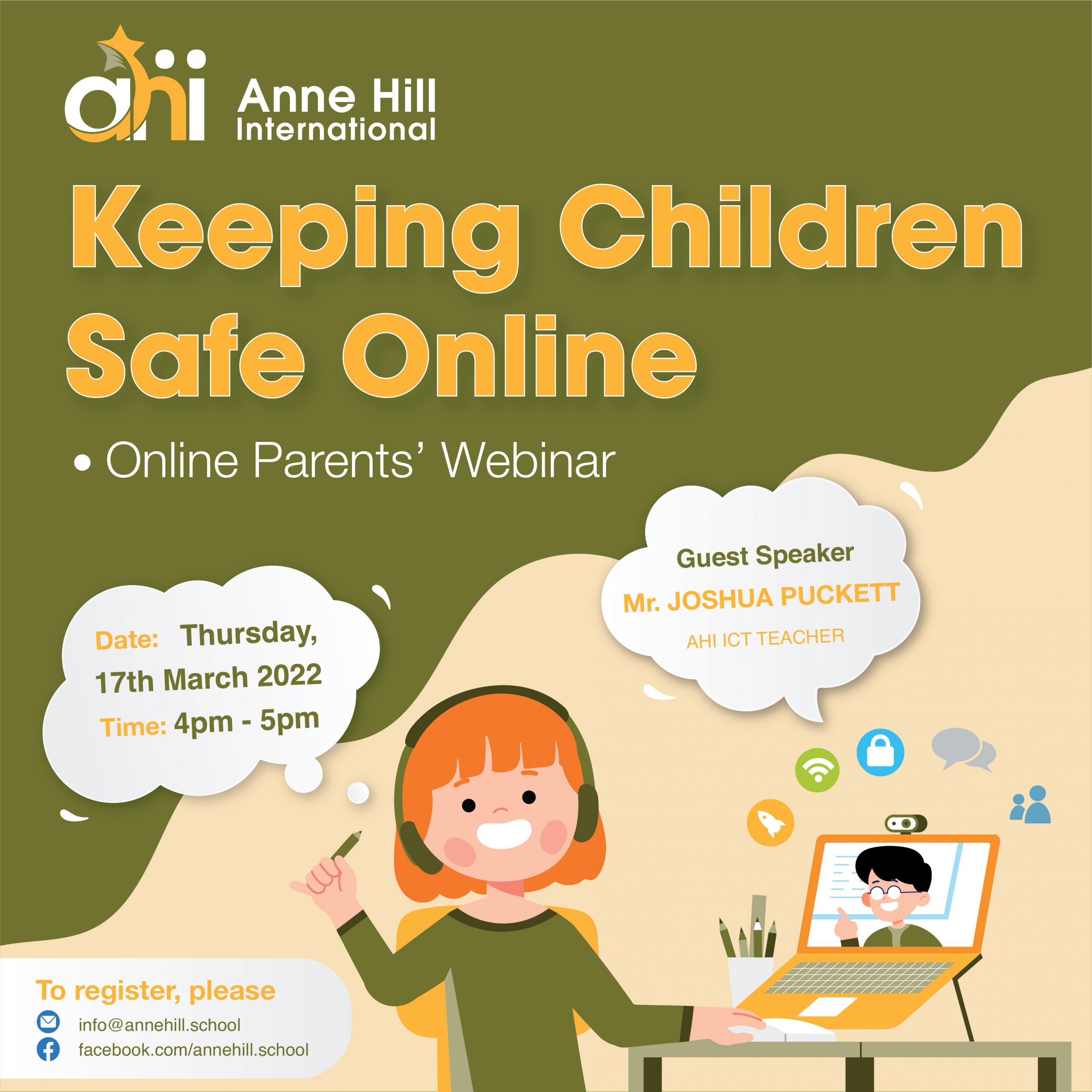 KEEPING CHILDREN SAFE ONLINE – PARENTS’ WEBINAR